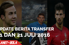 Rangkuman Transfer 21 – 22 Juli Liga Top Eropa