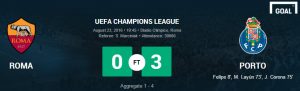 As Roma Vs Porto, Roma Gagal Lolos