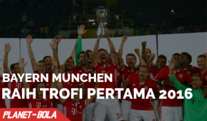Bayern Munchen Raih Trofi Pertama