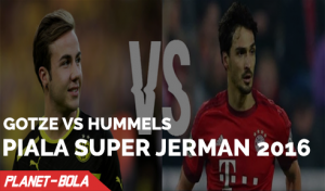 Gotze Vs Hummels di Piala Super Jerman 2016