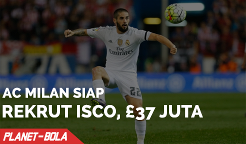 Isco Pindah ke AC Milan dengan Harga £37 Juta