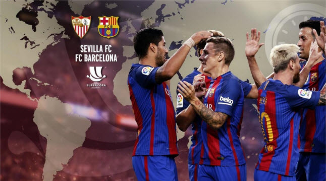 Piala Super Spanyol 2016, Sevilla Vs Barcelona