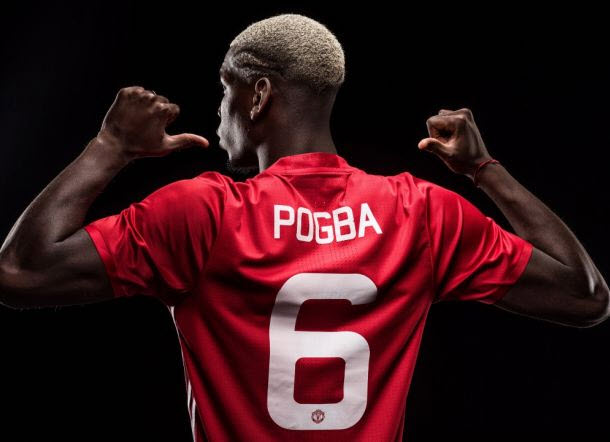 Pogba Resmi Kenakan Nomor Punggung 6