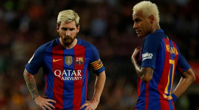 Reaksi Messi dan Neymar Setelah Takluk Dari Tim Promosi La Liga Spanyol, Deportivo Alaves