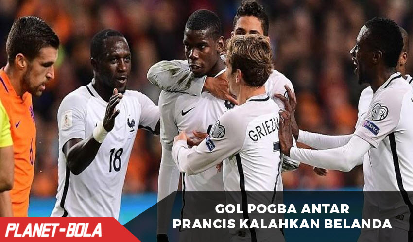  Gol Pogba Bawa Prancis Kalahkan Belanda