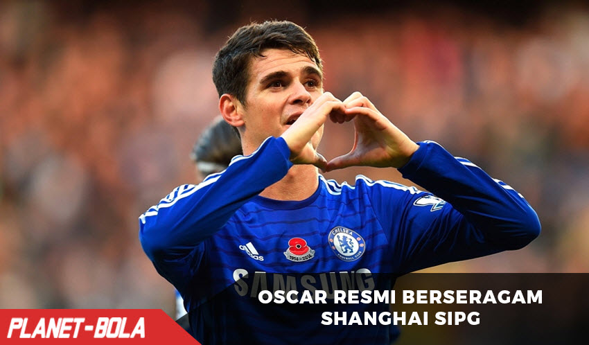 Oscar Resmi Berseragam Shanghai SIPG