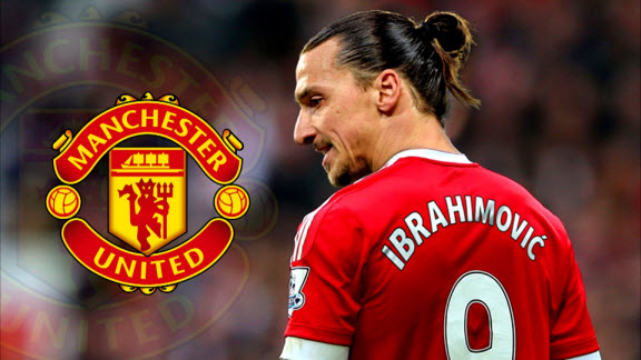 Zlatan Ibrahimovic Andalan United di Lini Depan