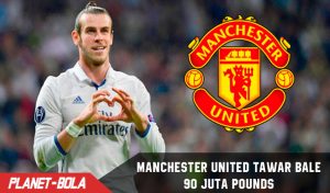 Manchester United Tawar Bale, 90 Juta Pounds