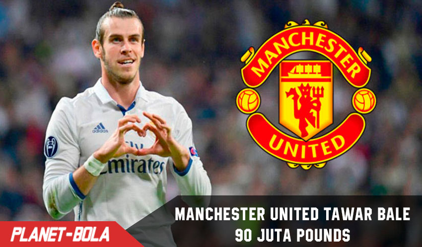 Manchester United Tawar Bale 90 Juta Pounds
