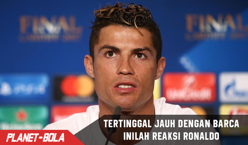 Tertinggal 8 Point dari Barca, Ini Respon santai Ronaldo