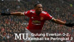Sukses Gulung Everton 0-2 MU Kembali ke Peringkat 2