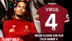 Ternyata inilah Alasan Van Dijk pilih nomor 4 di Liverpool