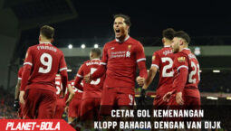Cetak Gol Kemenangan, Klopp bahagia dengan Van Dijk