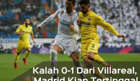 Kalah 0-1 dari Villarreal, Real Madrid Kian Kian Tertinggal