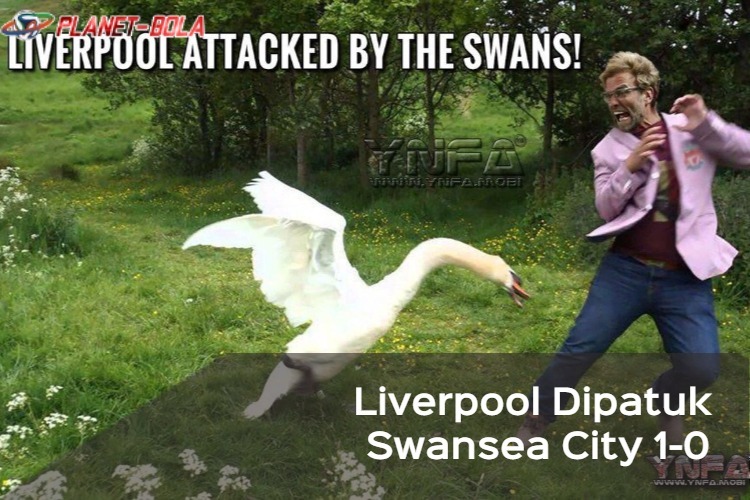 Memalukan! Liverpool Dipatuk Swansea City 1-0