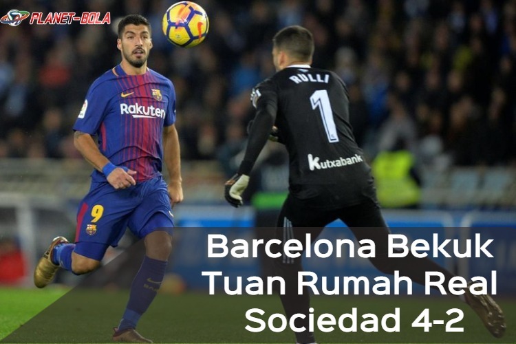 Liga Spanyol: Barcelona Bekuk Tuan Rumah Real Sociedad 4-2