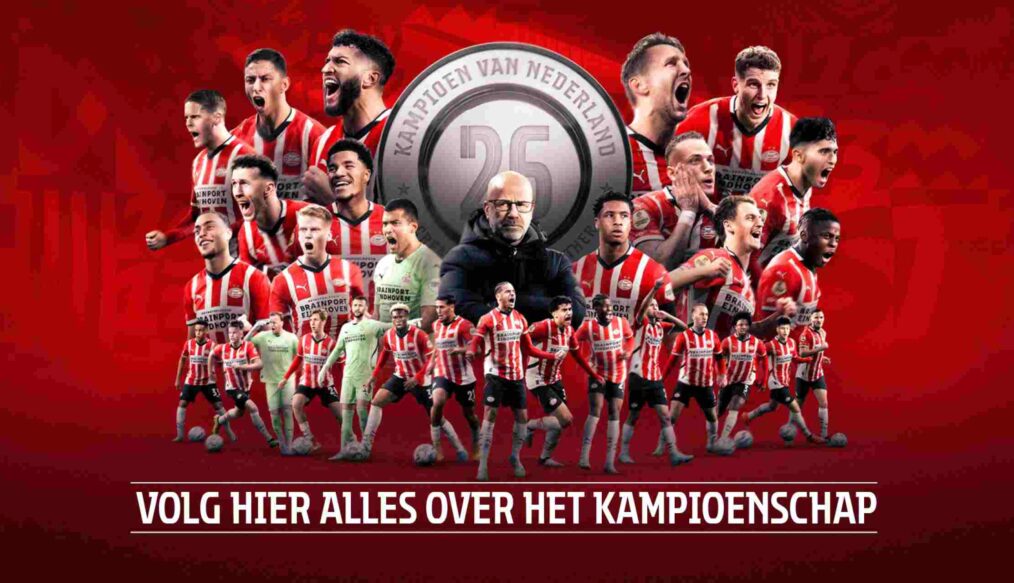 Plot Twist di Eredivisie: PSV Resmi Menjadi Juara Setelah Menyalip 9 Poin dari Ajax
