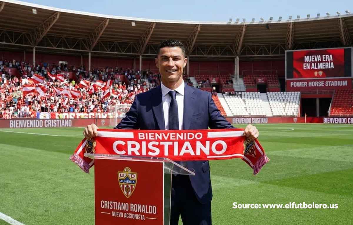 Cristiano Ronaldo resmi beli saham klub Liga Spanyol Almeri
