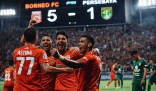 Hasil Borneo FC vs Persebaya 5-1: Pesut Etam Pesta Gol di Segiri