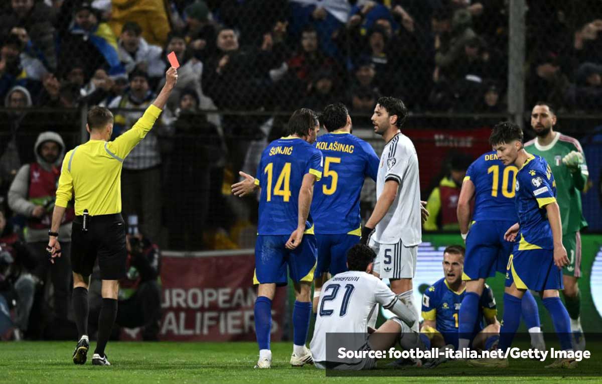 Bosnia vs Italia Playoff Piala Dunia