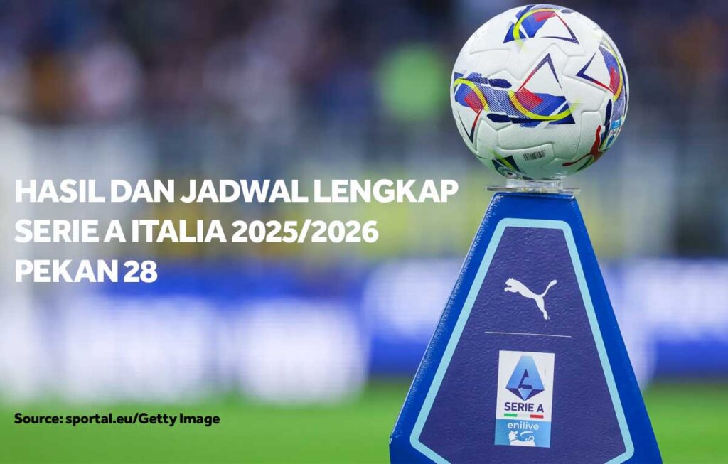 Hasil dan Jadwal Lengkap Serie A Italia Pekan 28 musim 2025 2026