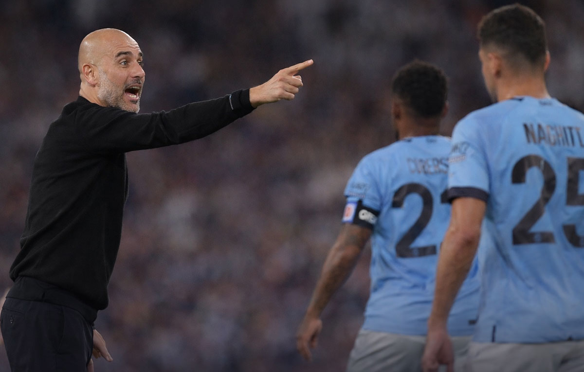 Pep Guardiola Manchester City vs Real Madrid Liga Champions