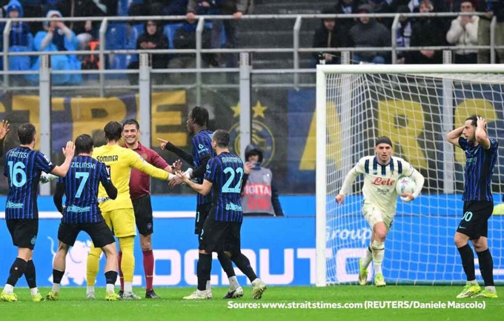 inter milan vs atalanta serie a kontroversi wasit gianluca manganiello