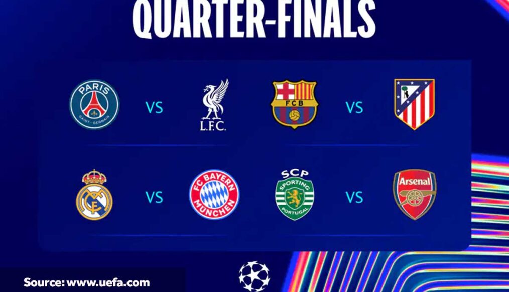 Perempat Final Liga Champions: 3 Big Match Panas, Arsenal Paling Ringan