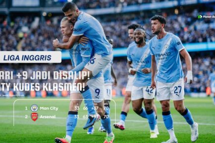 Arsenal Kolaps di April: Dari Unggul 9 Poin, Kini Disalip Manchester City