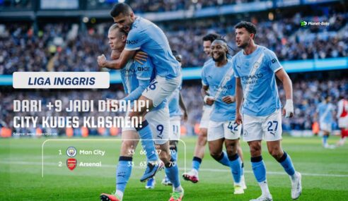 Arsenal Kolaps di April: Dari Unggul 9 Poin, Kini Disalip Manchester City
