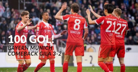 Bayern Munich Cetak 100 Gol! Comeback Dramatis Lawan Freiburg Ukir Rekor Baru