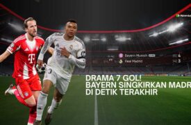 Hasil Bayern Munich vs Real Madrid: Drama 7 Gol, Gol Menit Akhir Pastikan Die Roten ke Semifinal
