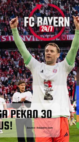 Hasil Bundesliga Pekan 30: Bayern Menang, Semakin Dekat Gelar