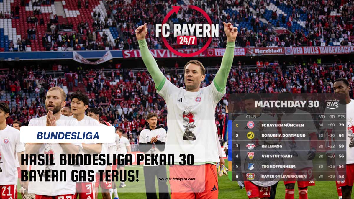 Hasil Bundesliga Pekan 30