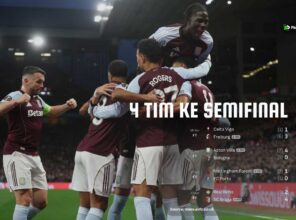 Hasil Europa League: Aston Villa Menggila, Freiburg & Braga Lolos ke Semifinal