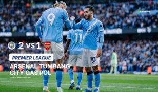 Hasil Liga Inggris Pekan 33: Arsenal Tumbang, Man City Menang, Tottenham Terancam