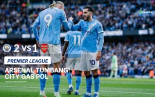 Hasil Liga Inggris Pekan 33: Arsenal Tumbang, Man City Menang, Tottenham Terancam