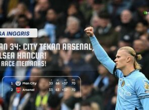 Hasil & Jadwal Liga Inggris Pekan 34: City Menang Tipis, Brighton Hajar Chelsea