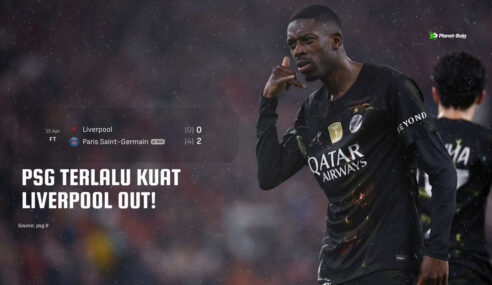 Hasil Liga Champions Liverpool vs PSG: Menang 2-0, Les Parisiens Singkirkan The Reds