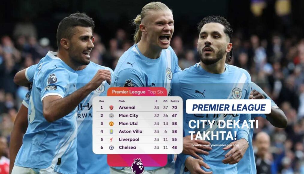 Hasil Manchester City vs Arsenal 2-1: Menuju Kudeta Klasemen
