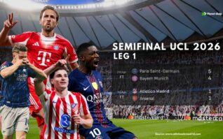 Hasil Semifinal Liga Champions Leg 1: PSG Menang Tipis, Arsenal Ditahan Atlético