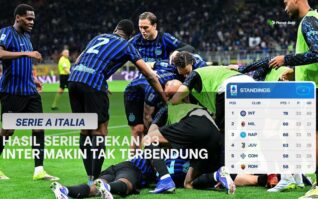 Hasil Serie A Italia Pekan 33: Inter Menang, Milan Menang, Juventus Bangkit