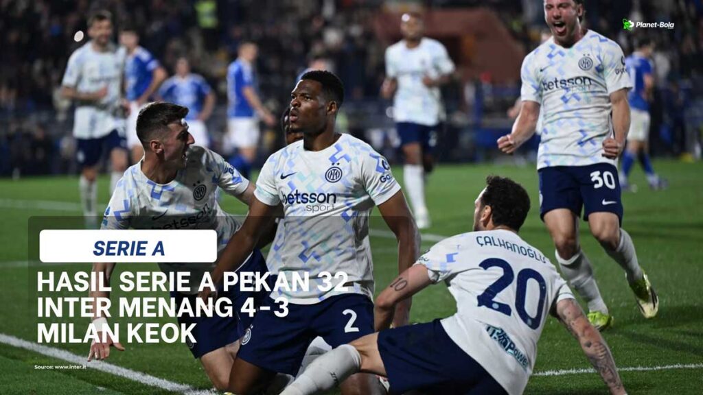 Hasil Serie A Pekan 32, Inter vs Como
