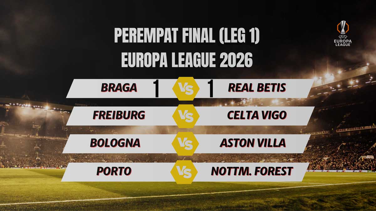 Jadwal Europa League Perempat Final