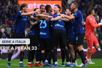 Jadwal Serie A Italia Pekan 33: Inter di Puncak, Milan dan Napoli Hadapi Laga Krusial