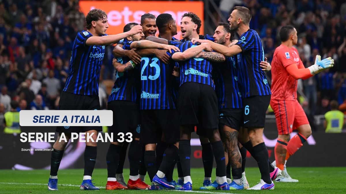 Jadwal Serie A Italia Pekan 33