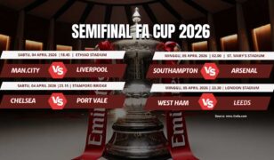 Jadwal Semifinal FA Cup 2026: Man City vs Liverpool, Arsenal Tantang Southampton