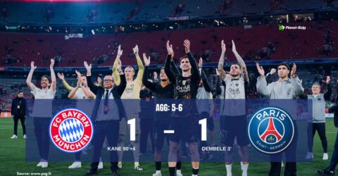 Bayern Munich vs PSG 1-1: Les Parisiens Tantang Arsenal di Final Liga Champions