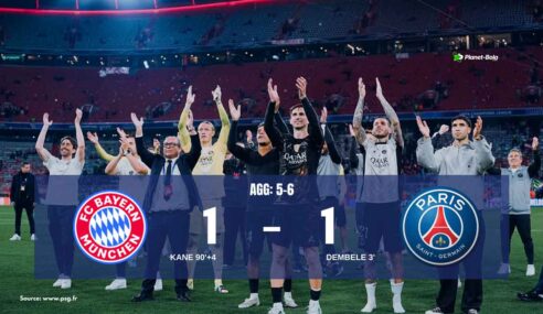 Bayern Munich vs PSG 1-1: Les Parisiens Tantang Arsenal di Final Liga Champions