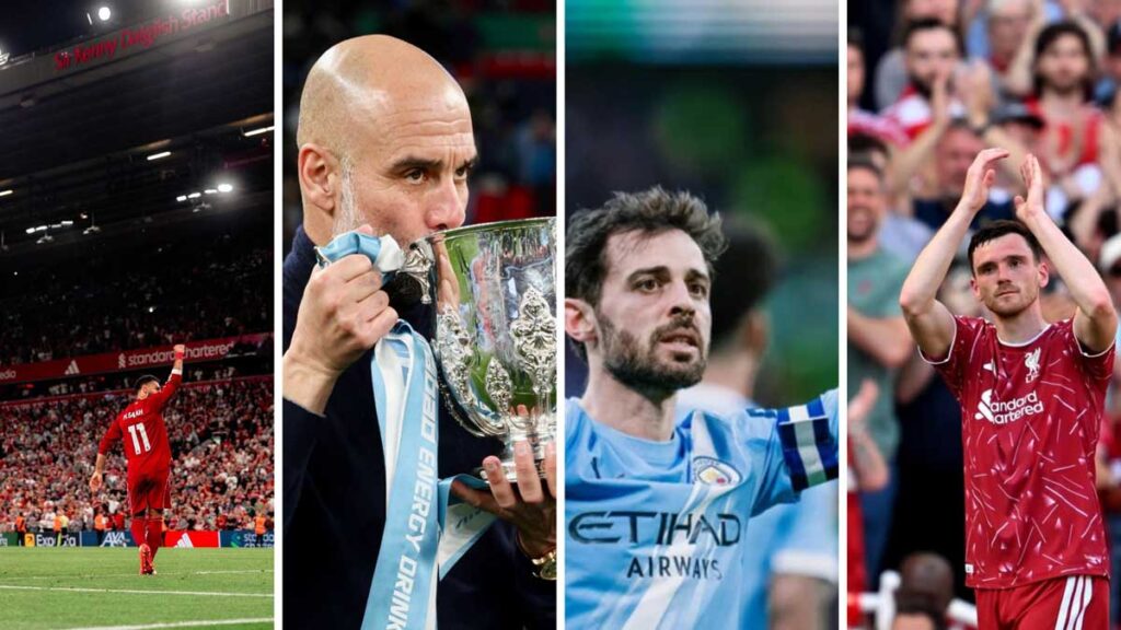 Perpisahan Mo Salah dan-Pep Guardiola di Liga Inggris